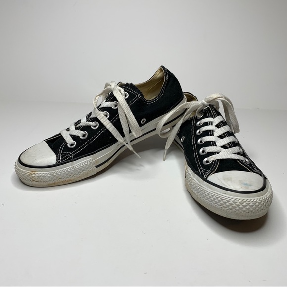 Converse Shoes - Converse All Star Black Low Top Lace Up Sneakers